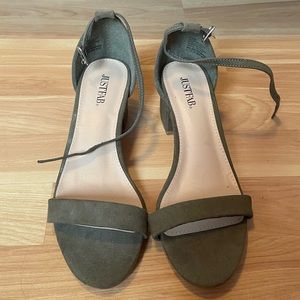 Just fab 1 1/5 inch heel